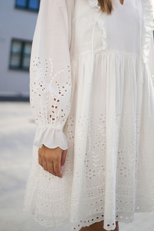 Luma LS Dress Star White 