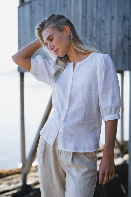 Azra Shirt Bright White 