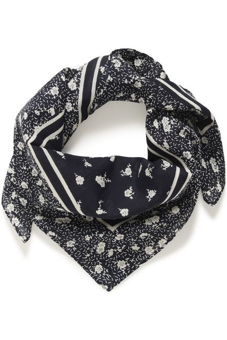 Hovedbilde Phi Scarf Dark Navy Fragile Print 