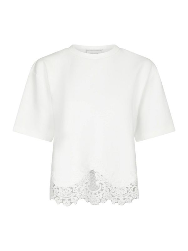 Iria Lace Tee White 