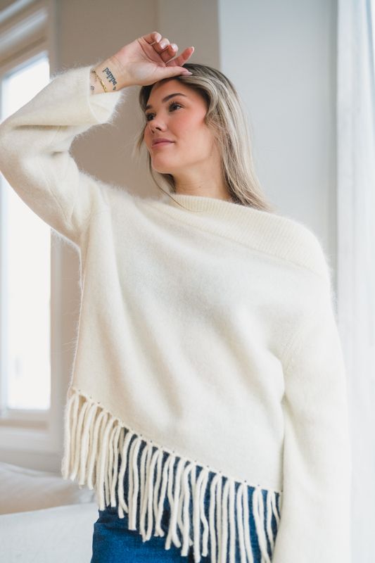 Gine Chunky Sweater Bright White 