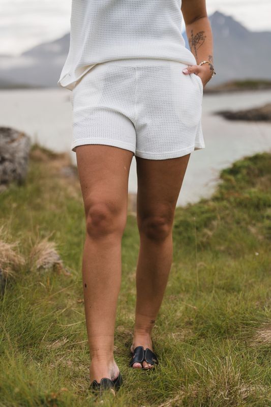 Waffle Shorts Offwhite 