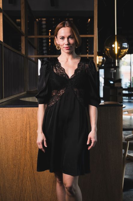 Hovedbilde Alfia Lace Dress Black 