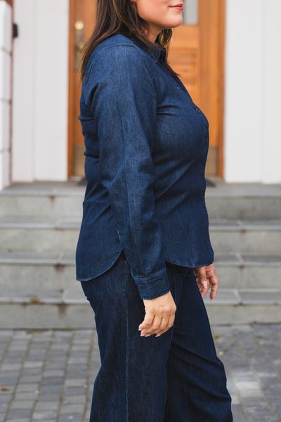 Hovedbilde Sarafia Shirt Rinse Blue Denim 
