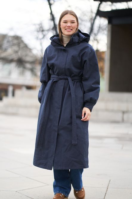 Hovedbilde Rossby Maxi Coat Dark Navy 