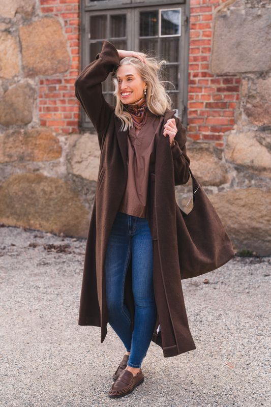 Mathea Coat Dark Earth 