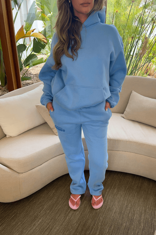 Summer Edition Straight Leg Joggers Blueberry 