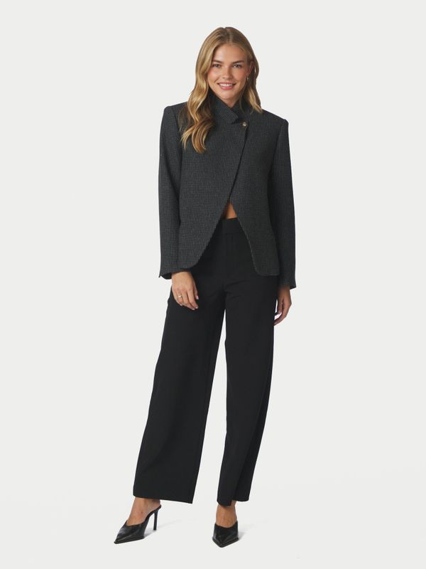 Paria Check Blazer Dark Grey 