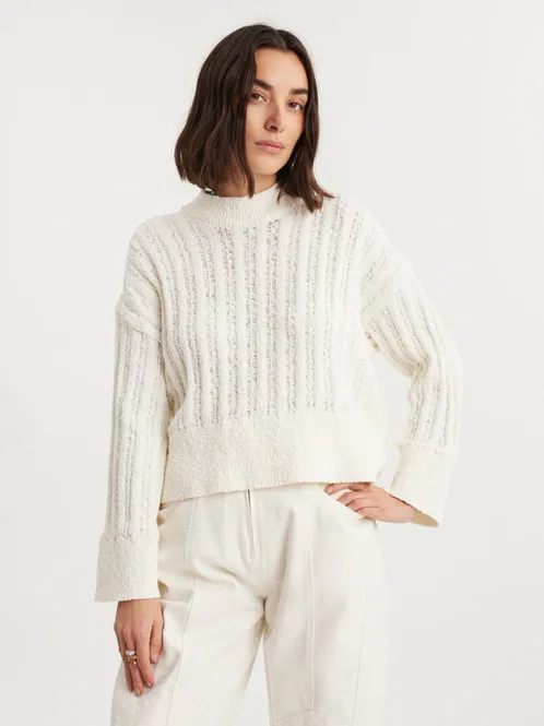 Hovedbilde Hi Knit Sweater White 