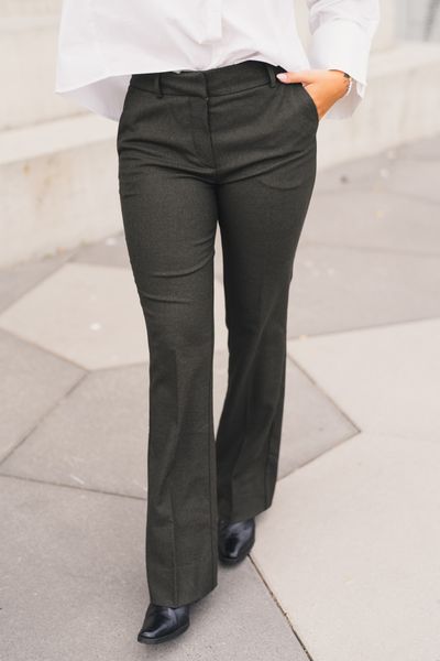 Hovedbilde Clara 438 Dark Green Melange Long 