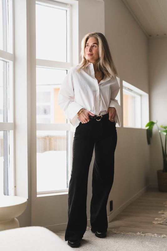 Palazzo Lea Soft Colour Black 