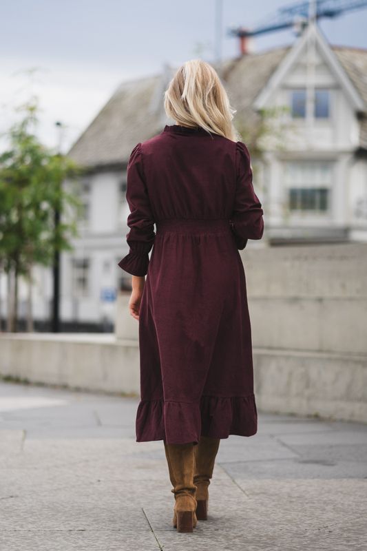 Devotion Dress Burgundy 