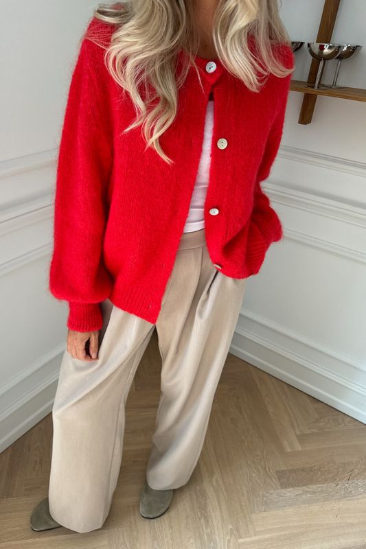 Idaic Cardigan Red 