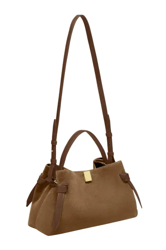 Gyoza Suede Cognac 