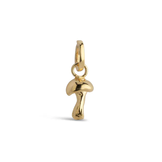 Hovedbilde Adventurous Mushroom Charm Gold 
