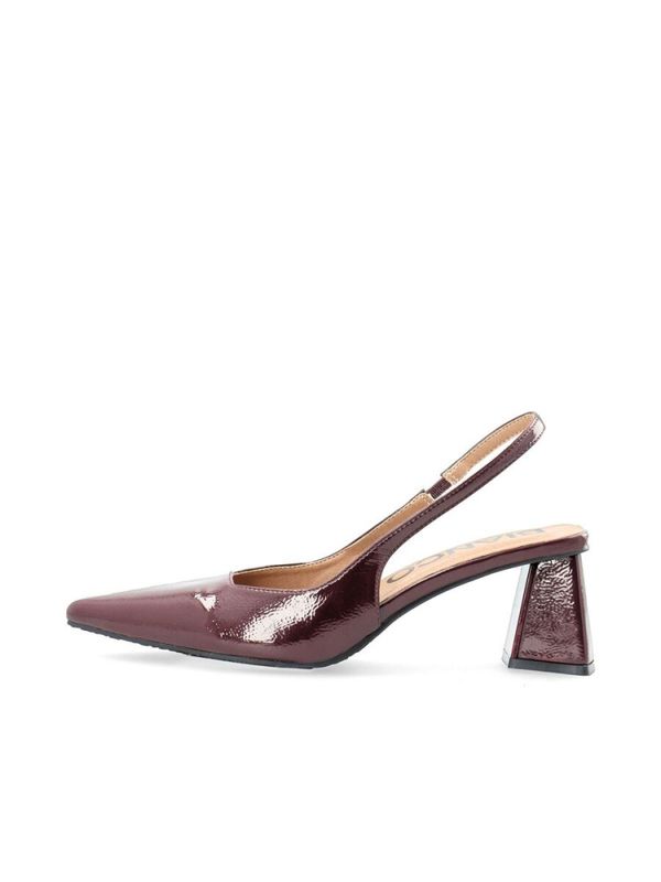 Maralyn Slingback Patent Burgundy 