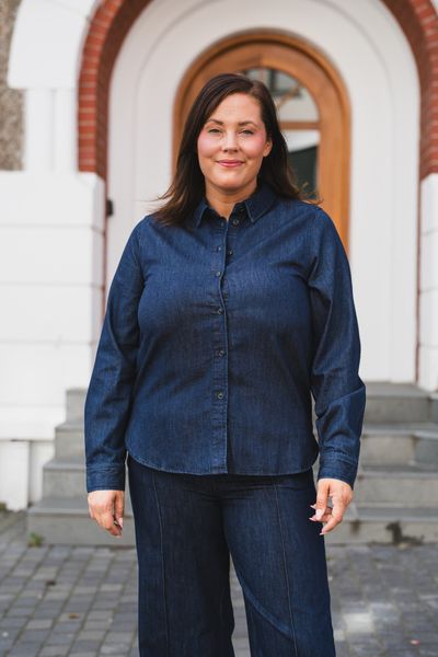 Hovedbilde Sarafia Shirt Rinse Blue Denim 