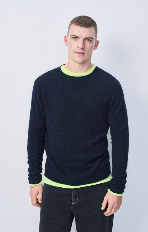 Ducksbay Jumper Navy Melange Black 