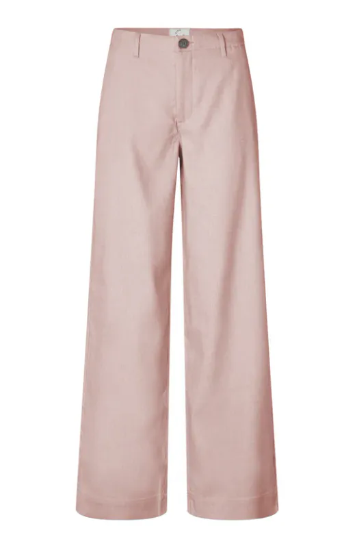 Erica 769 Strawberry Cream Linen Ankle 