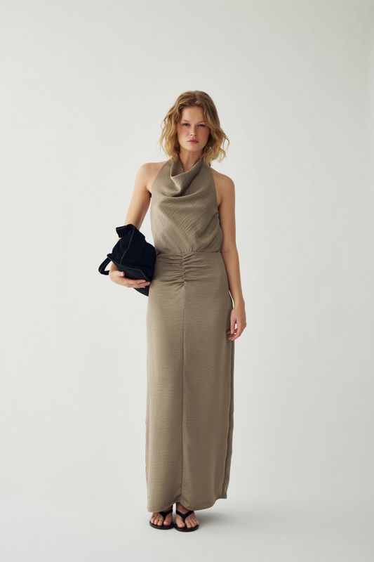 Lashanna Dress Grey Sand 
