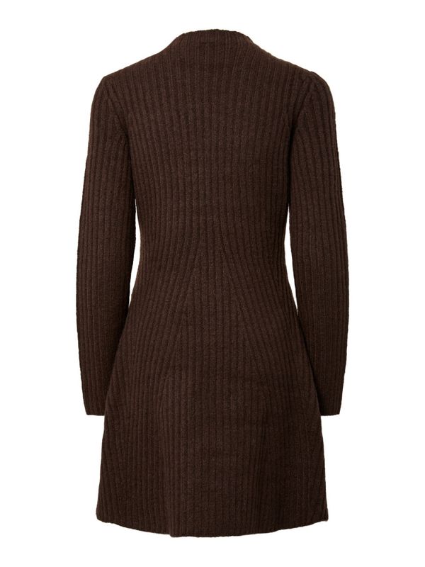 Dolly LS Knit Dress Coffee Bean 