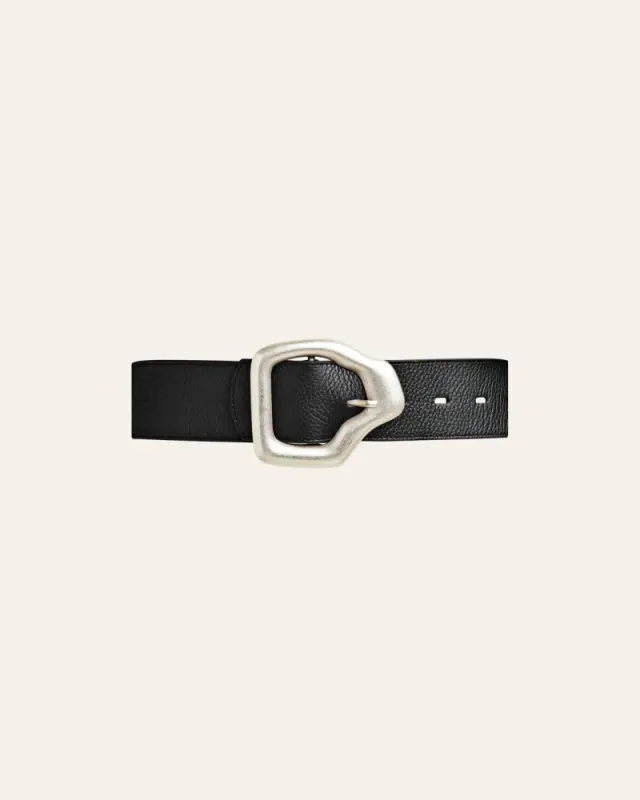 Ako Belt Black Silver 