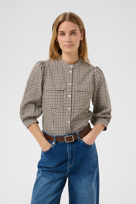 Chinette Shirt Downtown Brown Check 