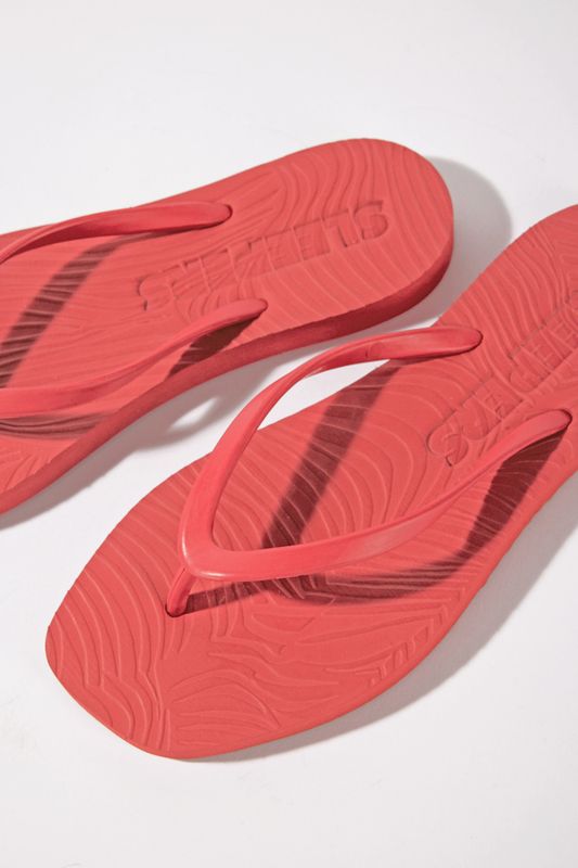 Tapered Flip Flops Red 