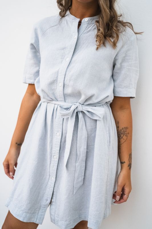 Pennie Ginia 2/4 Shirt Dress Skyway Melange