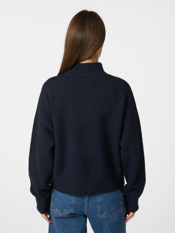 Paulina Knit Blouse Navy 