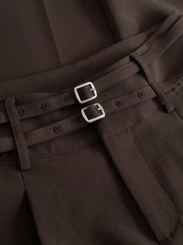 Darryl HW Pants Chocolate 