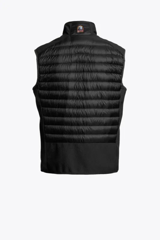 Zavier Fleece/Nylon Vest Black 