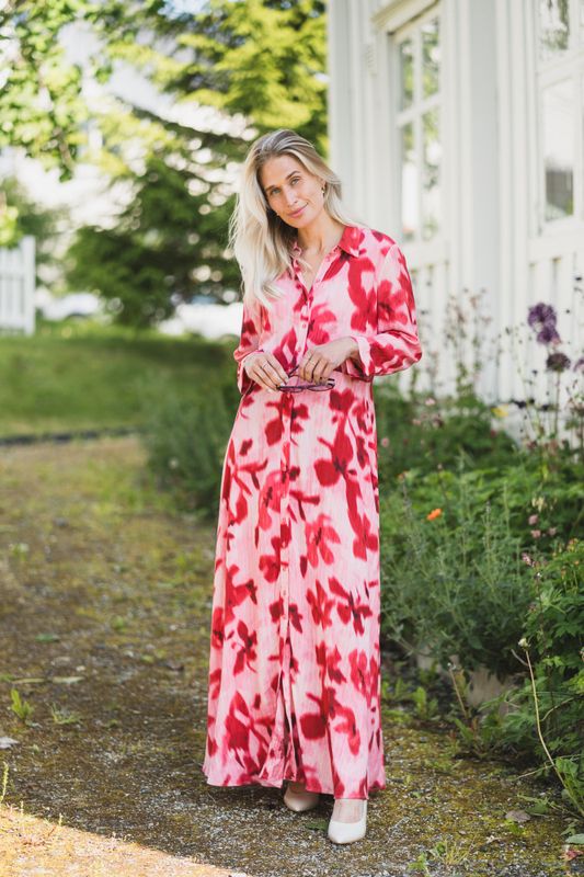 Savanna Long Shirt Dress Moonlite Mauve Cammy 
