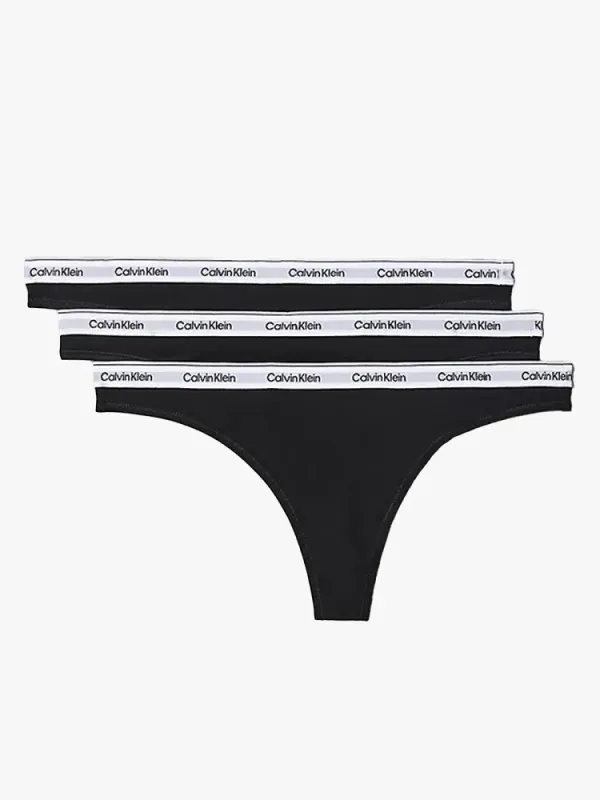Thong 3PK Black 