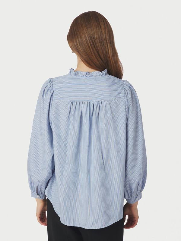 Barba Striped Blouse Light Blue 