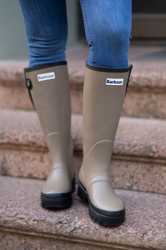 Leighton Tall Welly Military Brown