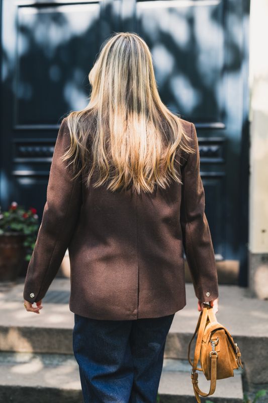 Elliot Loose Blazer Hot Fudge 