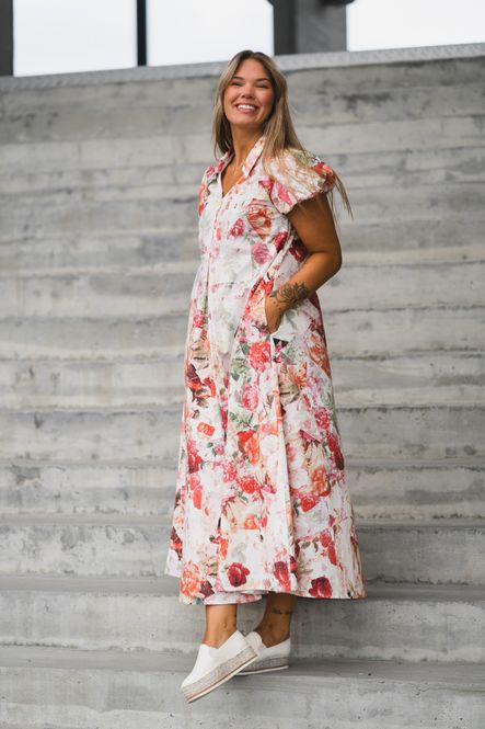 Hovedbilde Rosalla 2/4 Long Dress Pristine Rosalla Print 