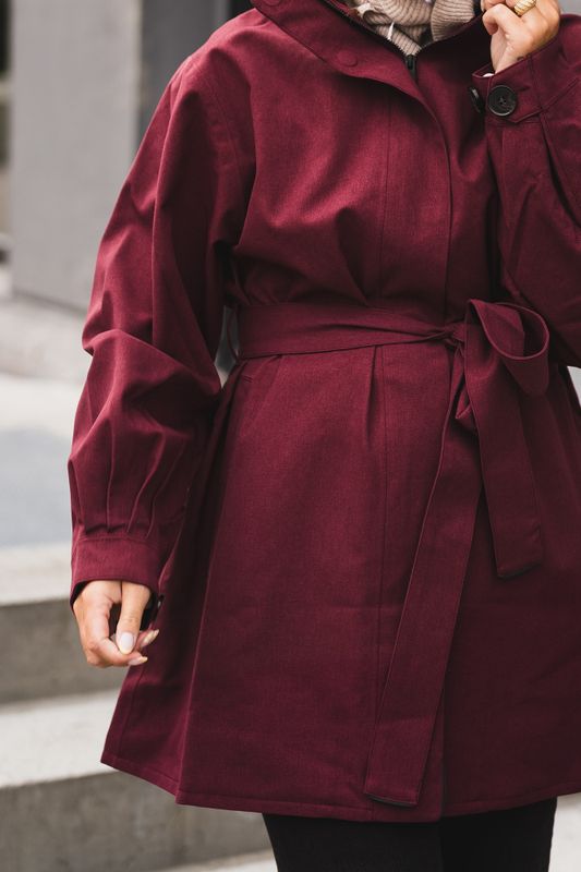 Rossby Coat Wine Red 