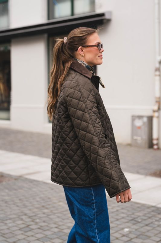 Iva Quilt Jacket Khaki 