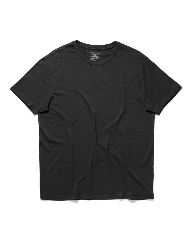 Bamboo/Cotton Crew Tee Black 