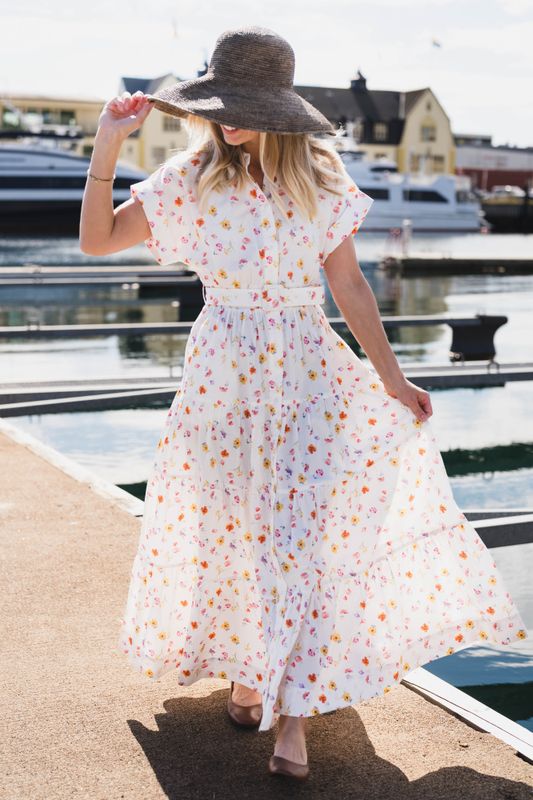 Poplin Shirt Dress Morning Bloom 