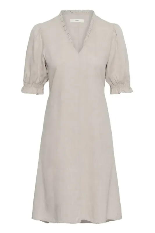 Edith Rigitta Dress Ecru 