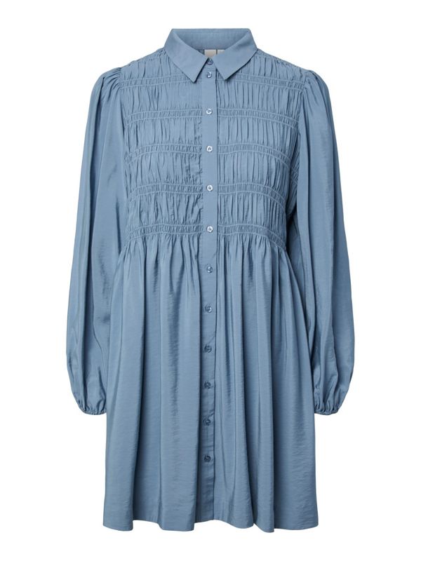 Pala LS Smock Shirt Dress Windward Blue 