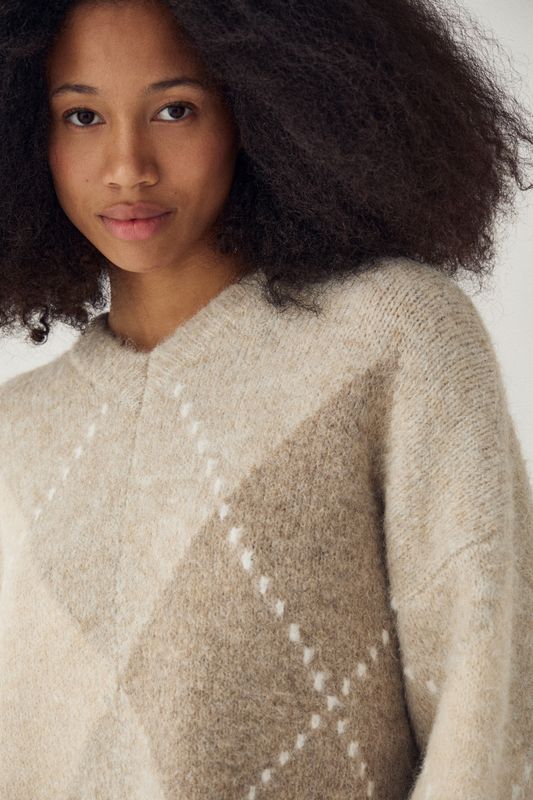 Lai Knit Beige Mix 