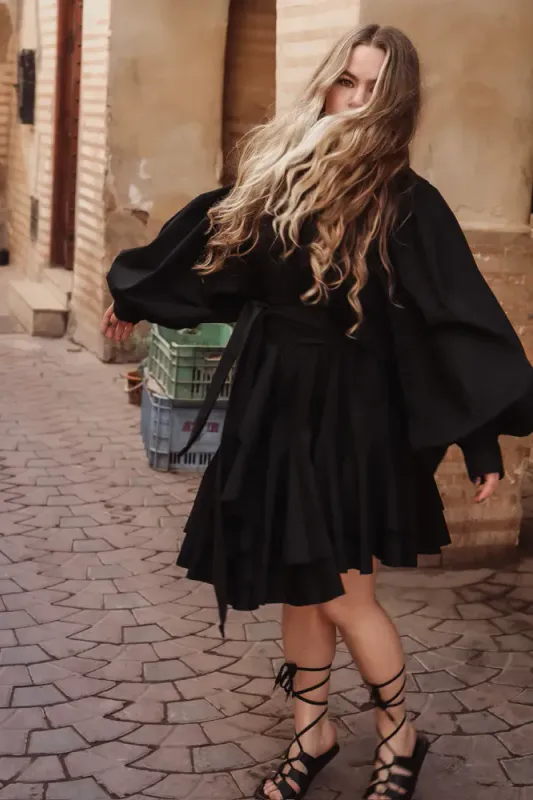Cotton Ranch Dress Black 