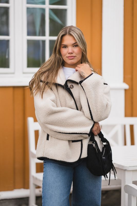 Edmund Teddy Jacket Ivory 
