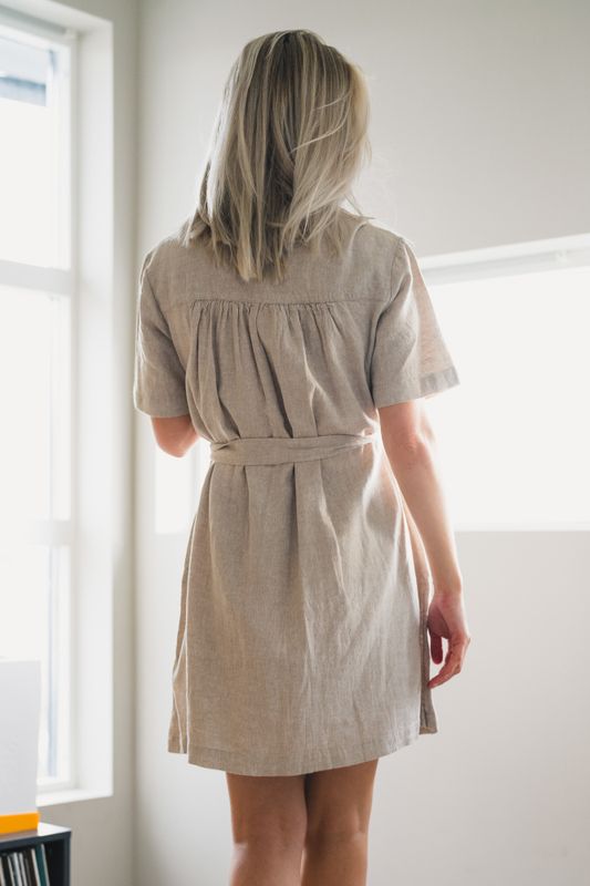 Pennie Ginia 2/4 Shirt Dress Sand 