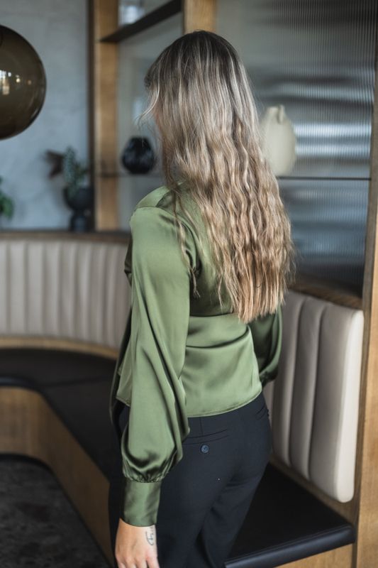 Blair Blouse Semi Rich Olive 