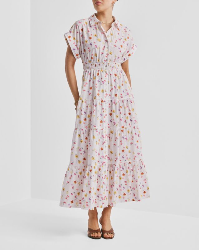 Poplin Shirt Dress Morning Bloom 